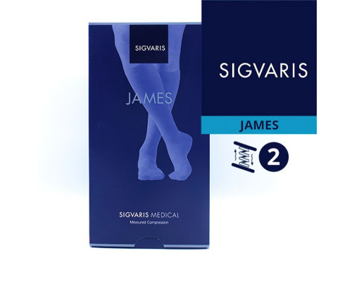 Гольфы мужские Sigvaris James, класс компрессии 2, закрытый мысок