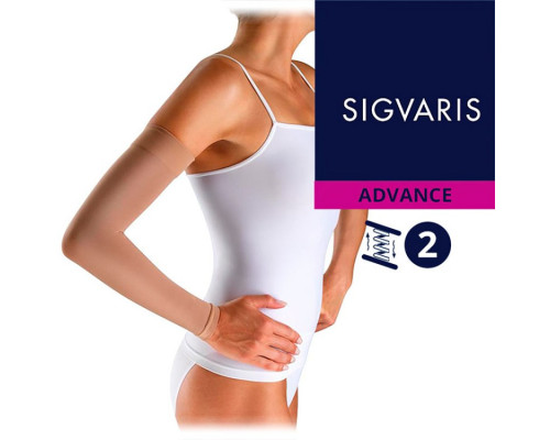 Рукав без перчатки Sigvaris, эластан, серия AV2, класс компрессии 2