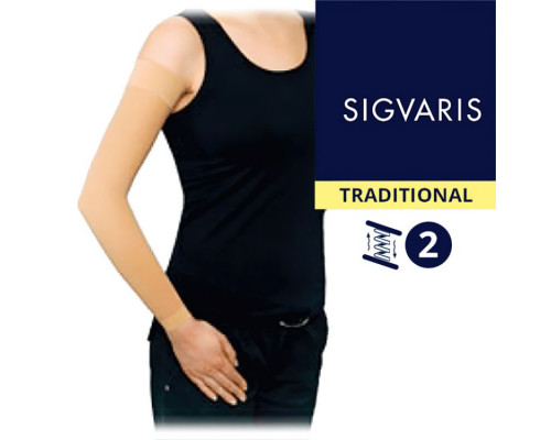 Рукав без перчатки Sigvaris на манжете, каучук, серия 503, класс компрессии 2