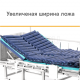 MET BASIC-300XL Противопролежневый трубчатый матрас  шириной 1100 мм с отверстием для туалета