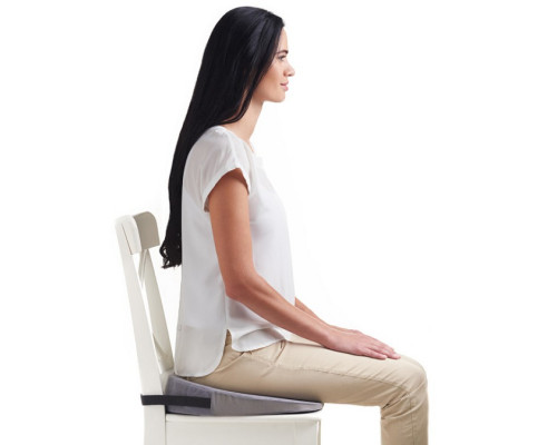 Подушка ортопедическая TRELAX Spectra Seat П17, серая